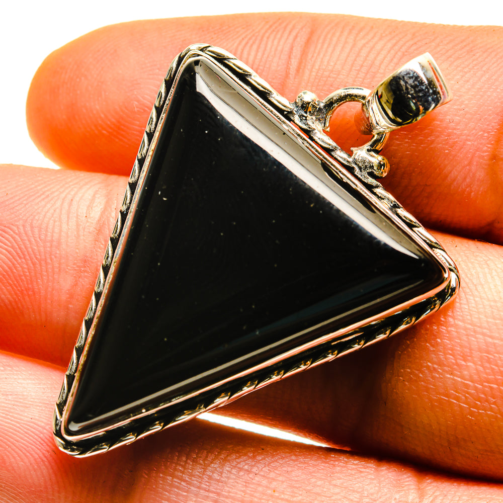 Black Onyx Pendants handcrafted by Anasilvercos - PD759701