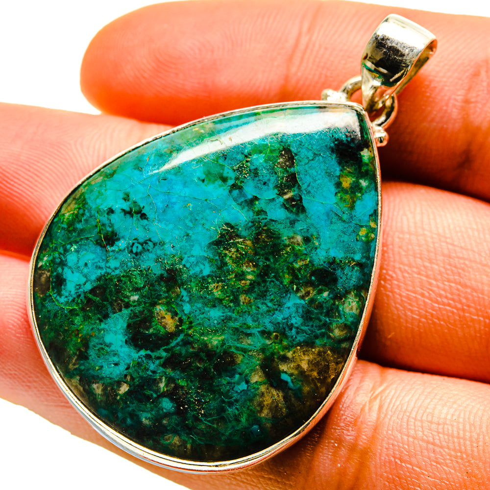 Chrysocolla Pendants handcrafted by Anasilvercos - PD759713