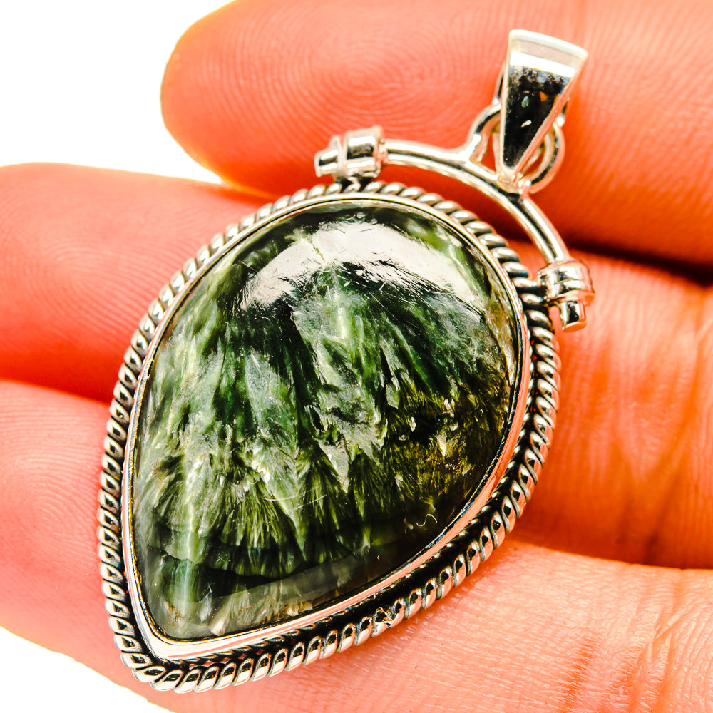 Seraphinite Pendants handcrafted by Anasilvercos - PD759725