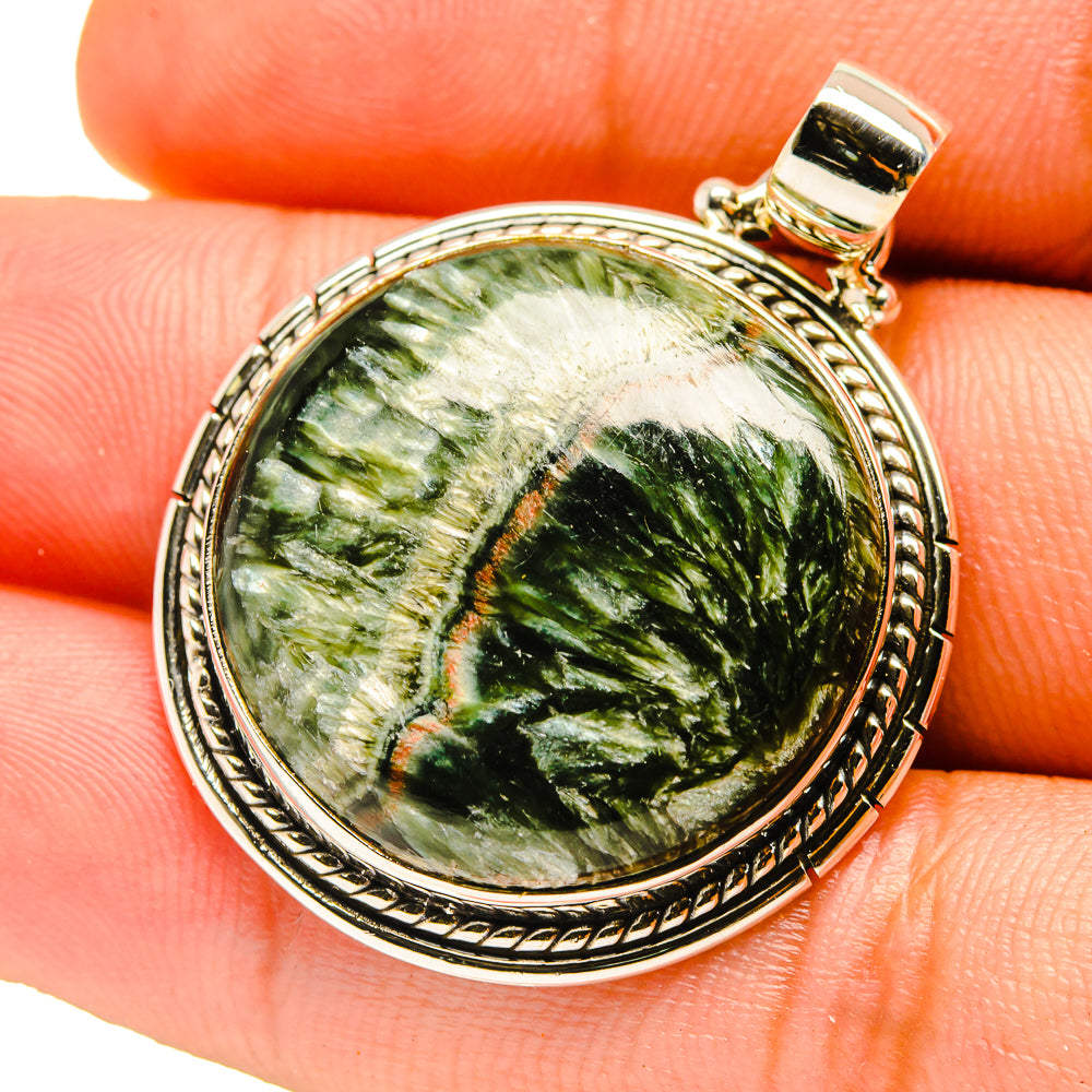 Seraphinite Pendants handcrafted by Anasilvercos - PD759729