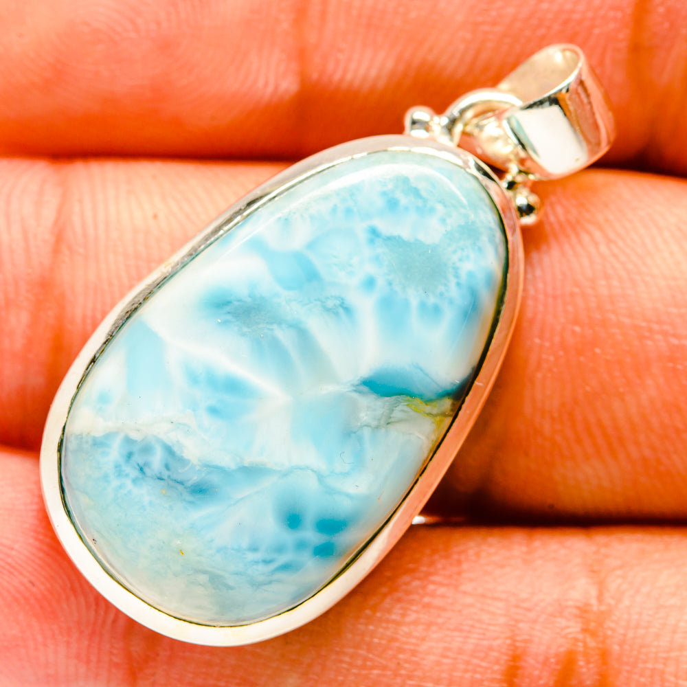 Larimar Pendants handcrafted by Anasilvercos - PD759733