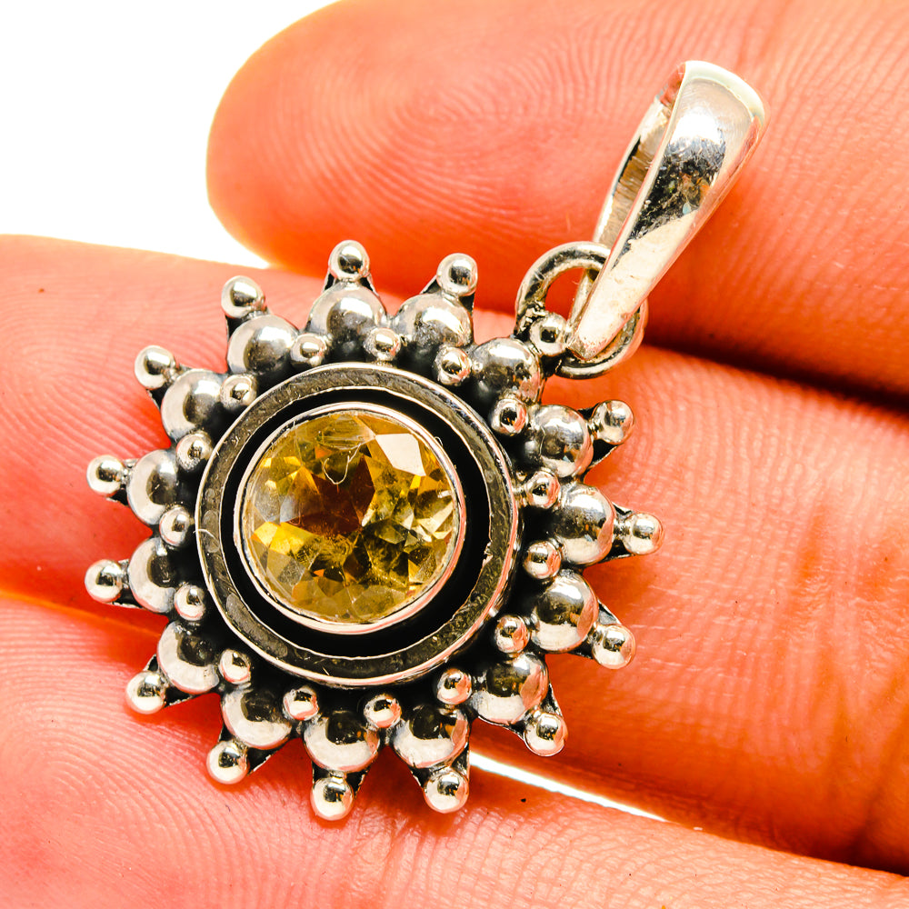 Citrine Pendants handcrafted by Anasilvercos - PD759741