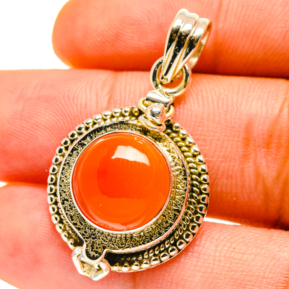 Carnelian Pendants handcrafted by Anasilvercos - PD759752