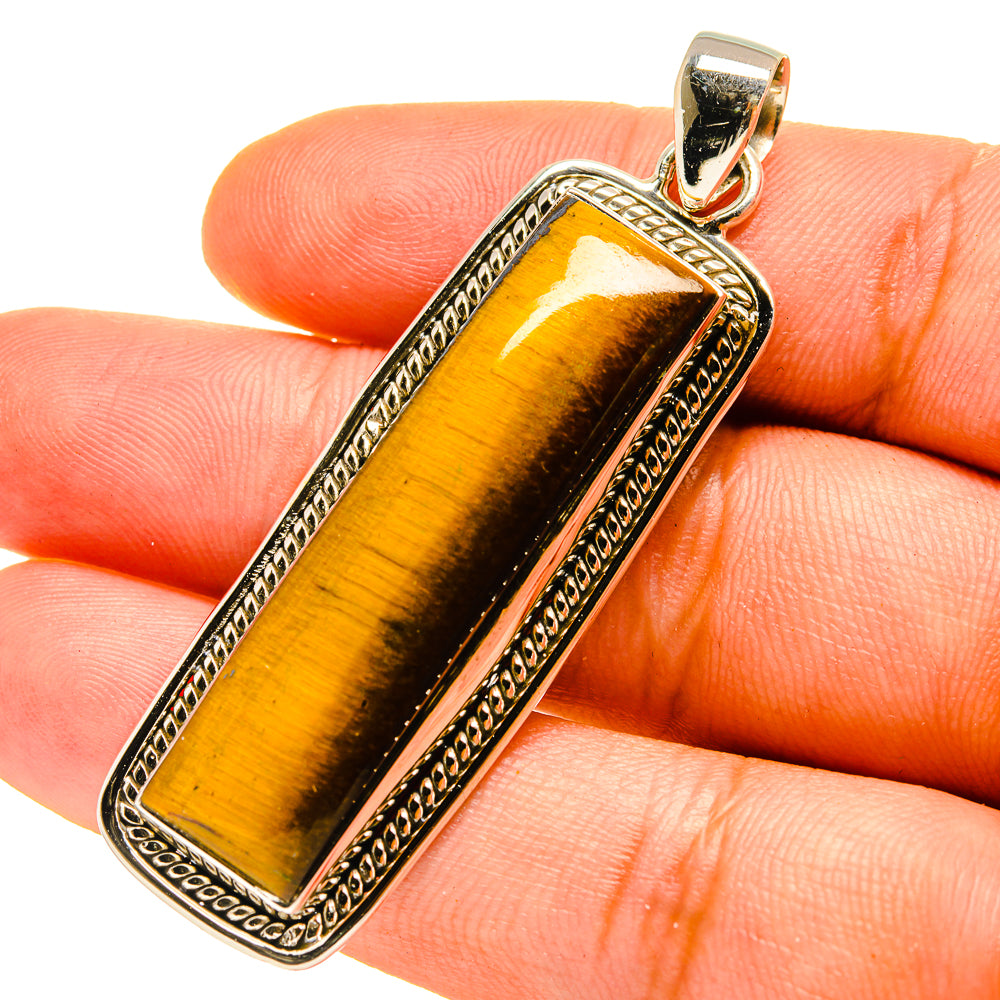 Tiger Eye Pendants handcrafted by Anasilvercos - PD759761