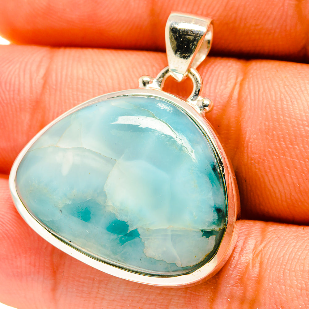 Larimar Pendants handcrafted by Anasilvercos - PD759777