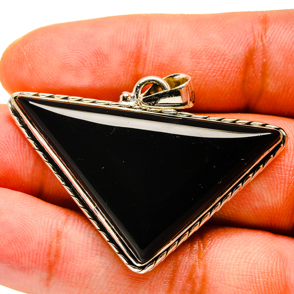 Black Onyx Pendants handcrafted by Anasilvercos - PD759789