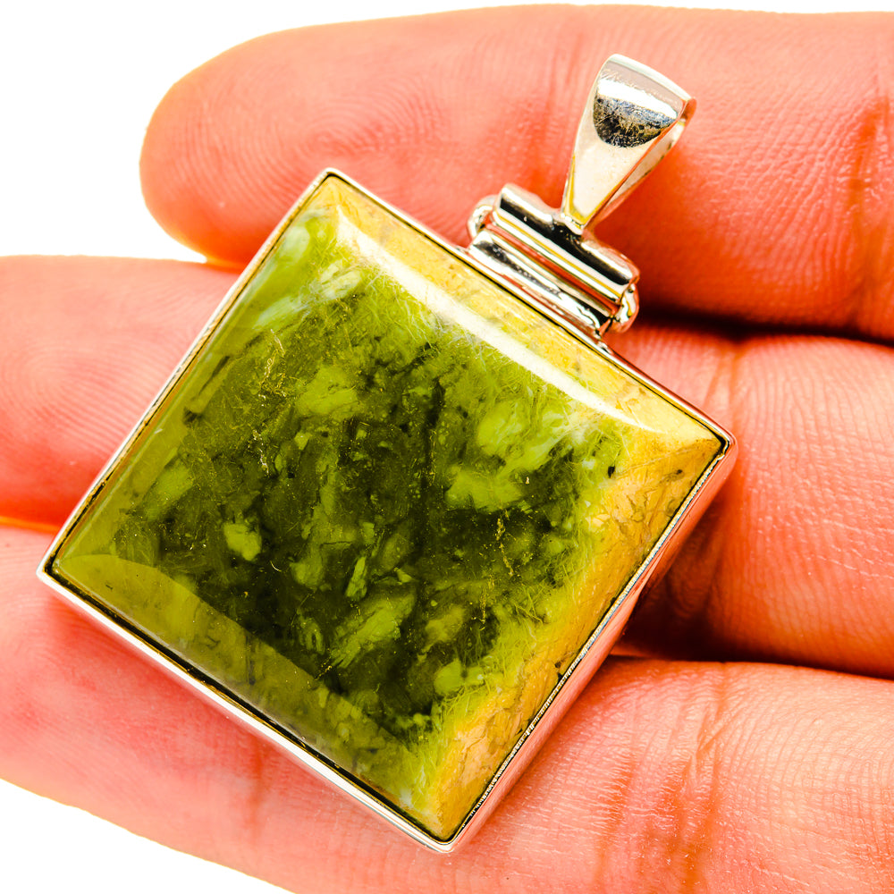 Rainforest Jasper Pendants handcrafted by Anasilvercos - PD759801