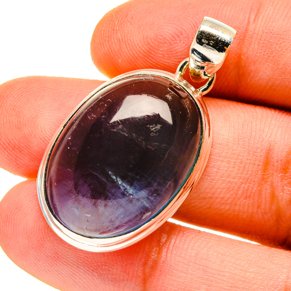Blue Fluorite Pendants handcrafted by Anasilvercos - PD759809
