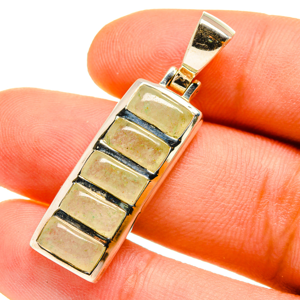 Prehnite Pendants handcrafted by Anasilvercos - PD759813