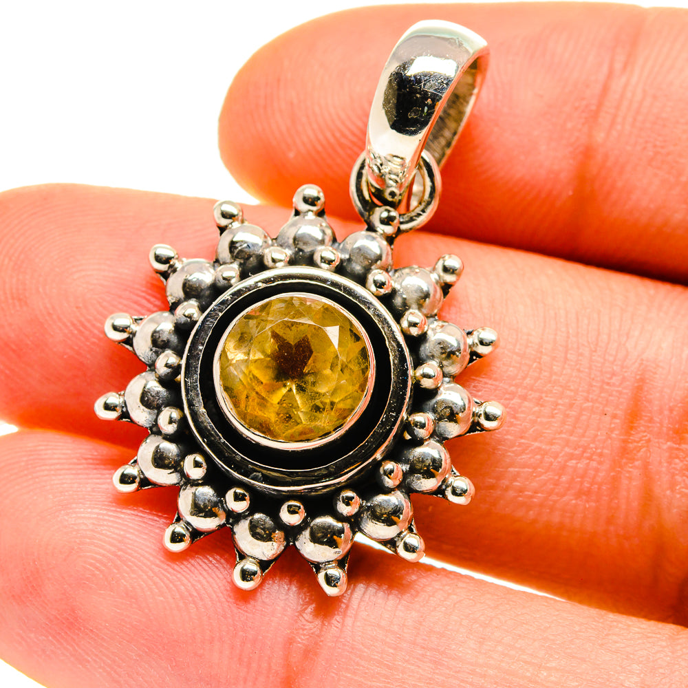 Citrine Pendants handcrafted by Anasilvercos - PD759818