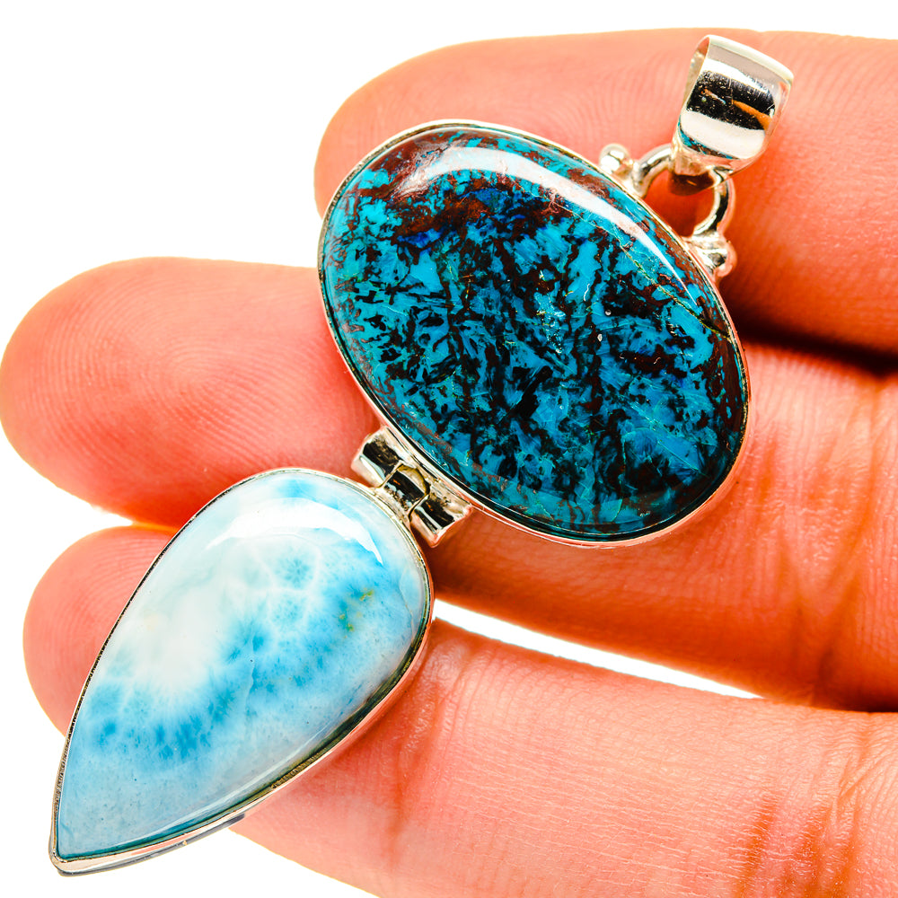 Shattuckite Pendants handcrafted by Anasilvercos - PD759826