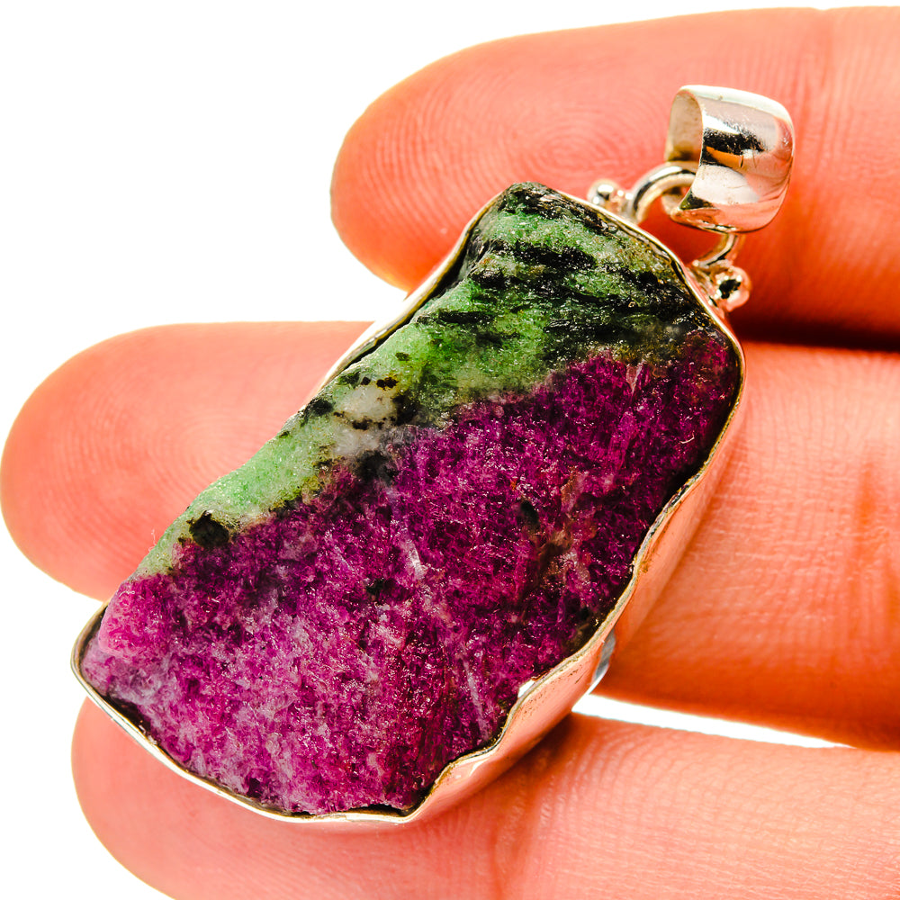 Ruby Zoisite Pendants handcrafted by Anasilvercos - PD759828