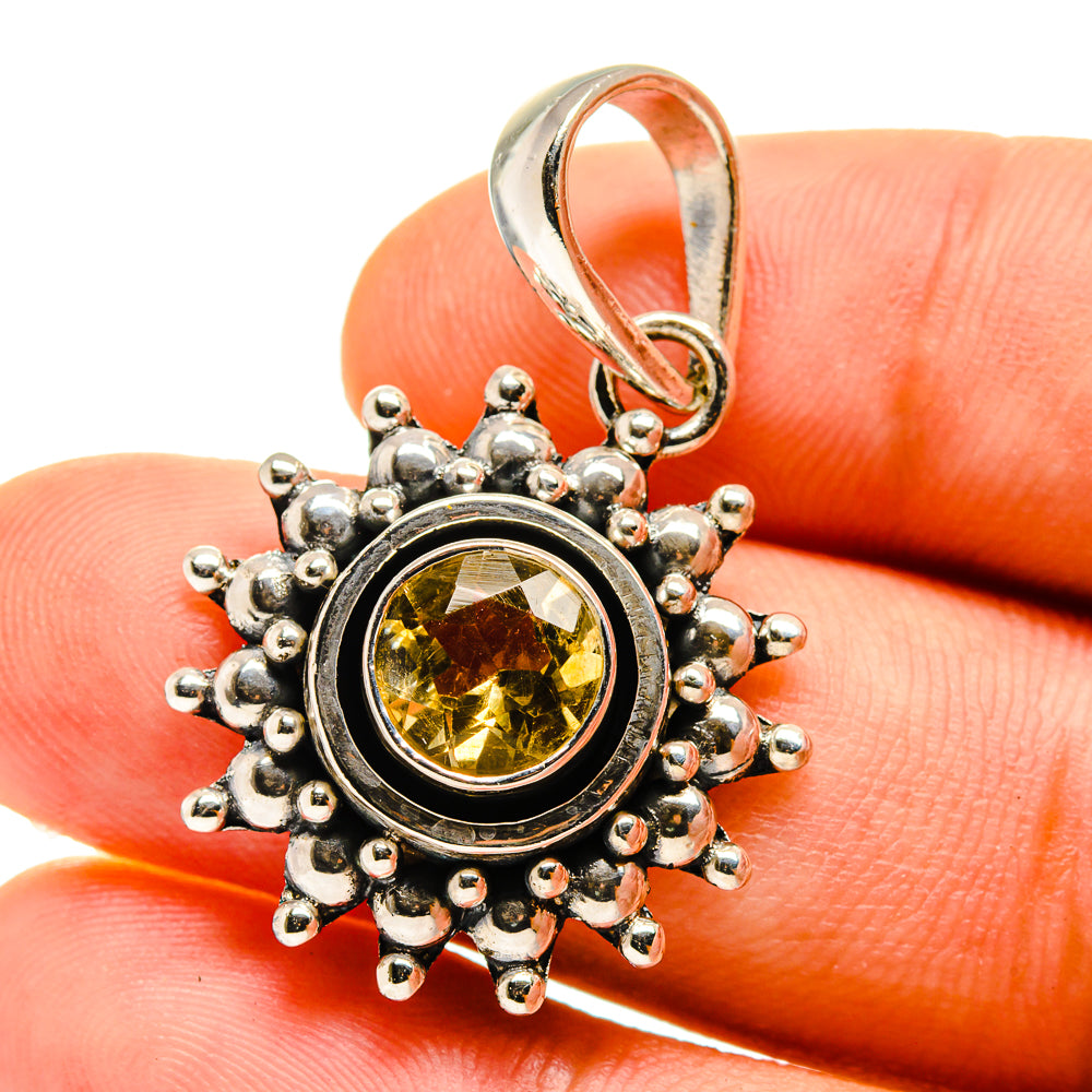 Citrine Pendants handcrafted by Anasilvercos - PD759836