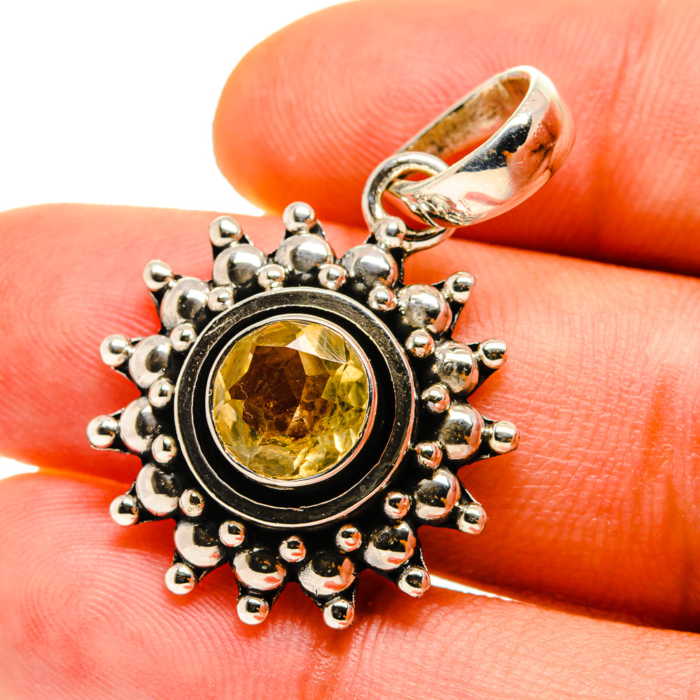 Citrine Pendants handcrafted by Anasilvercos - PD759838