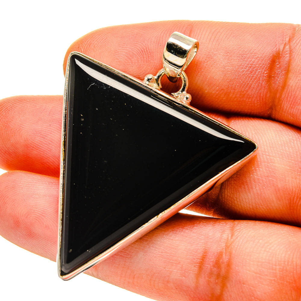 Black Onyx Pendants handcrafted by Anasilvercos - PD759850