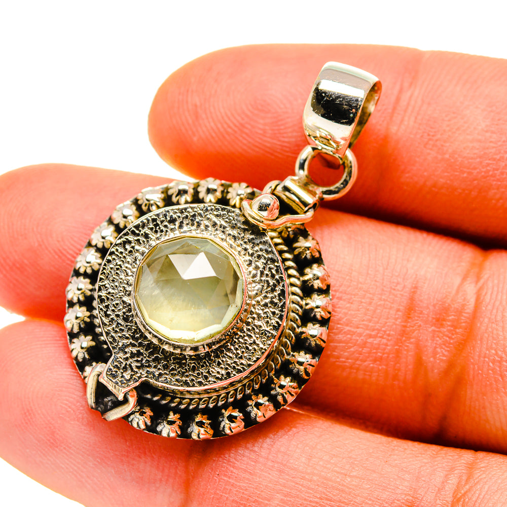 Prehnite Pendants handcrafted by Anasilvercos - PD759852