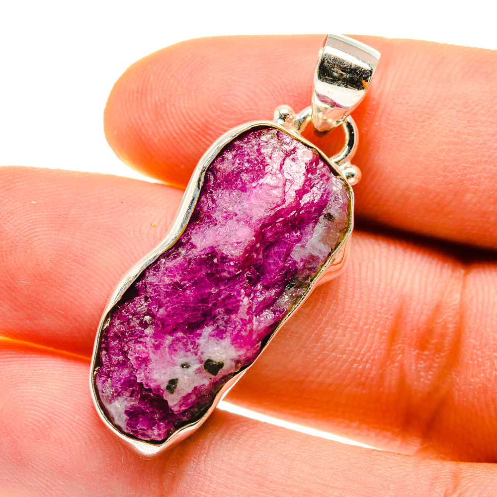 Ruby Fuchsite Pendants handcrafted by Anasilvercos - PD759859