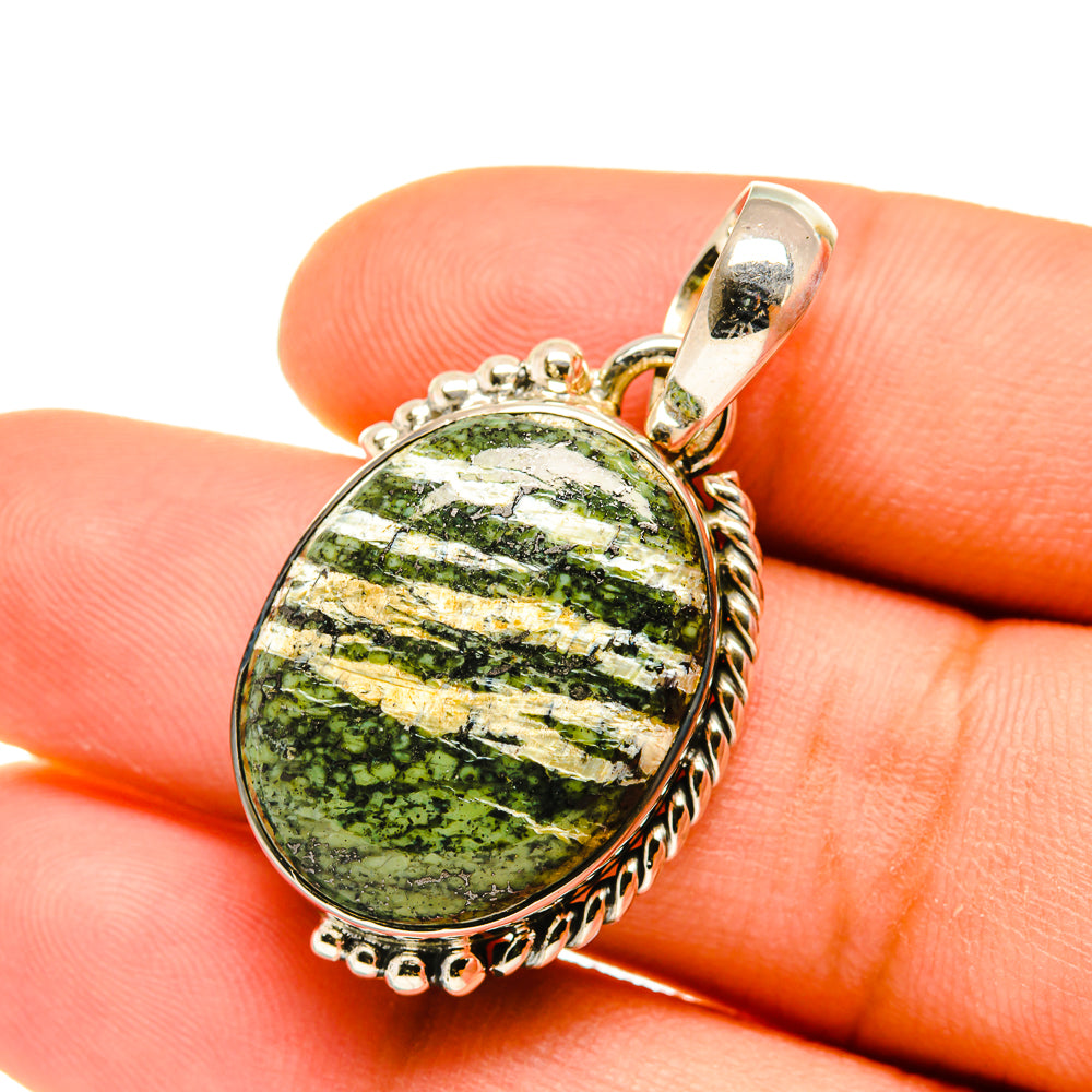 Lizard Jasper Pendants handcrafted by Anasilvercos - PD4599