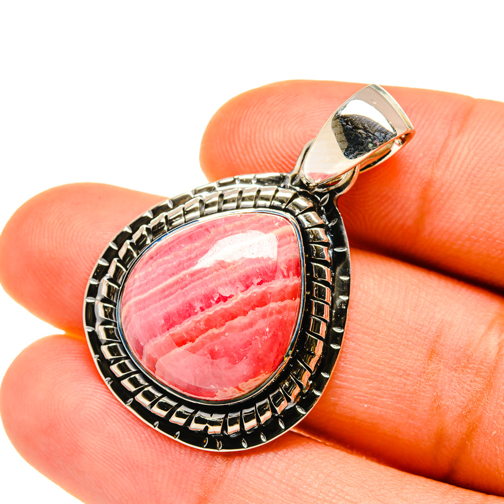 Rhodochrosite Pendants handcrafted by Anasilvercos - PD4618
