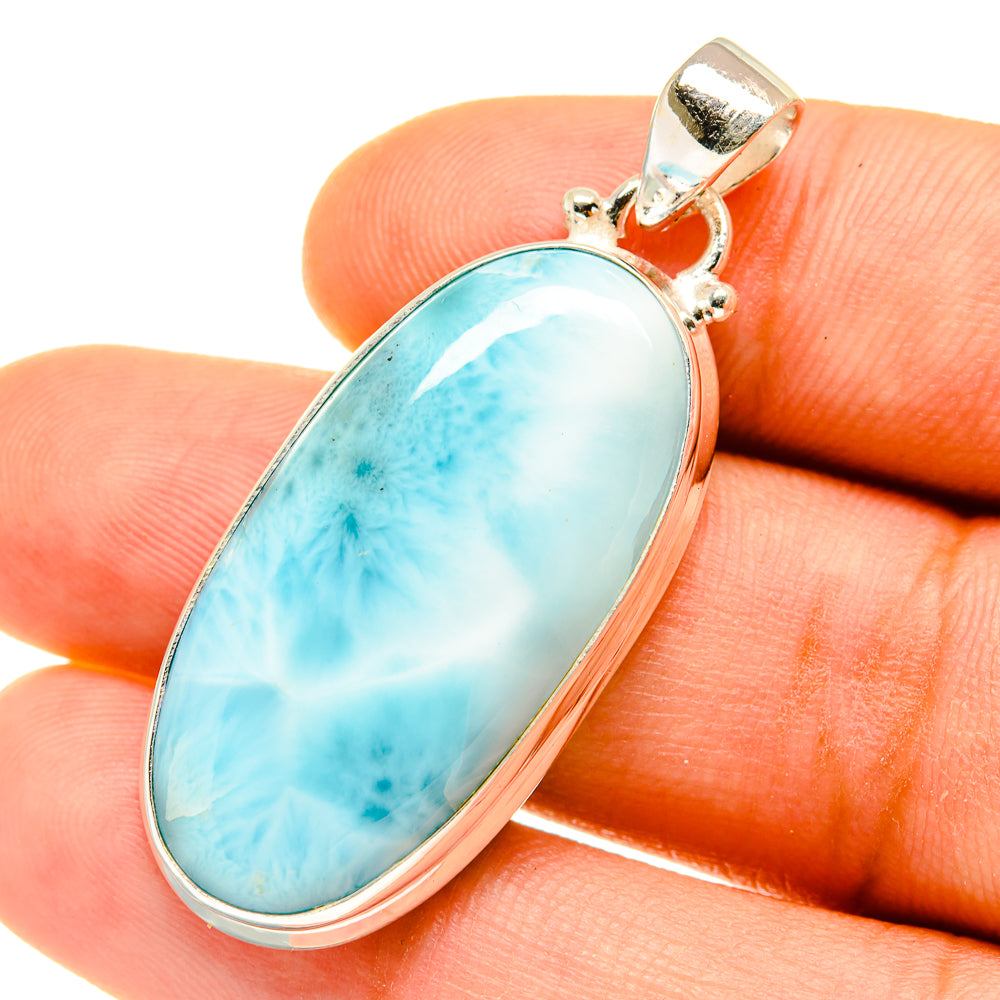 Larimar Pendants handcrafted by Anasilvercos - PD4660