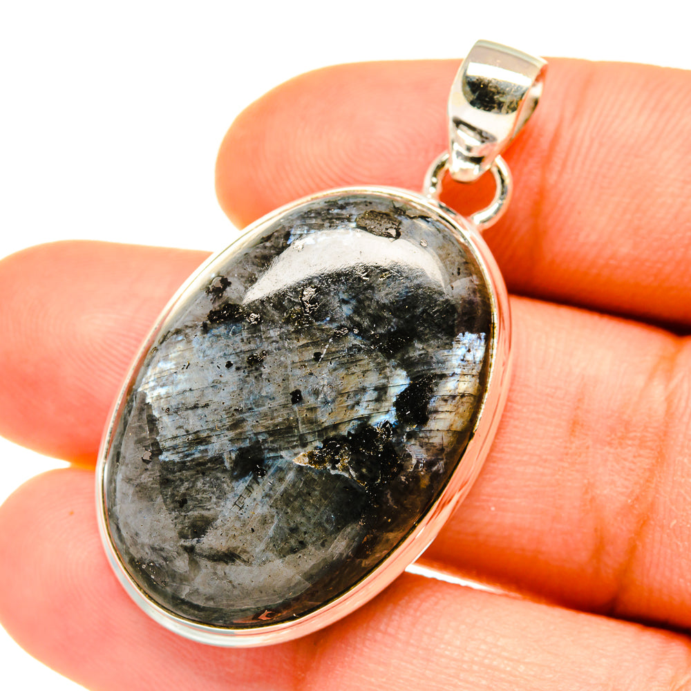 Gabbro Stone Pendants handcrafted by Anasilvercos - PD4664