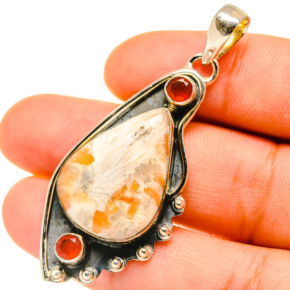 Scolecite Pendants handcrafted by Anasilvercos - PD4666