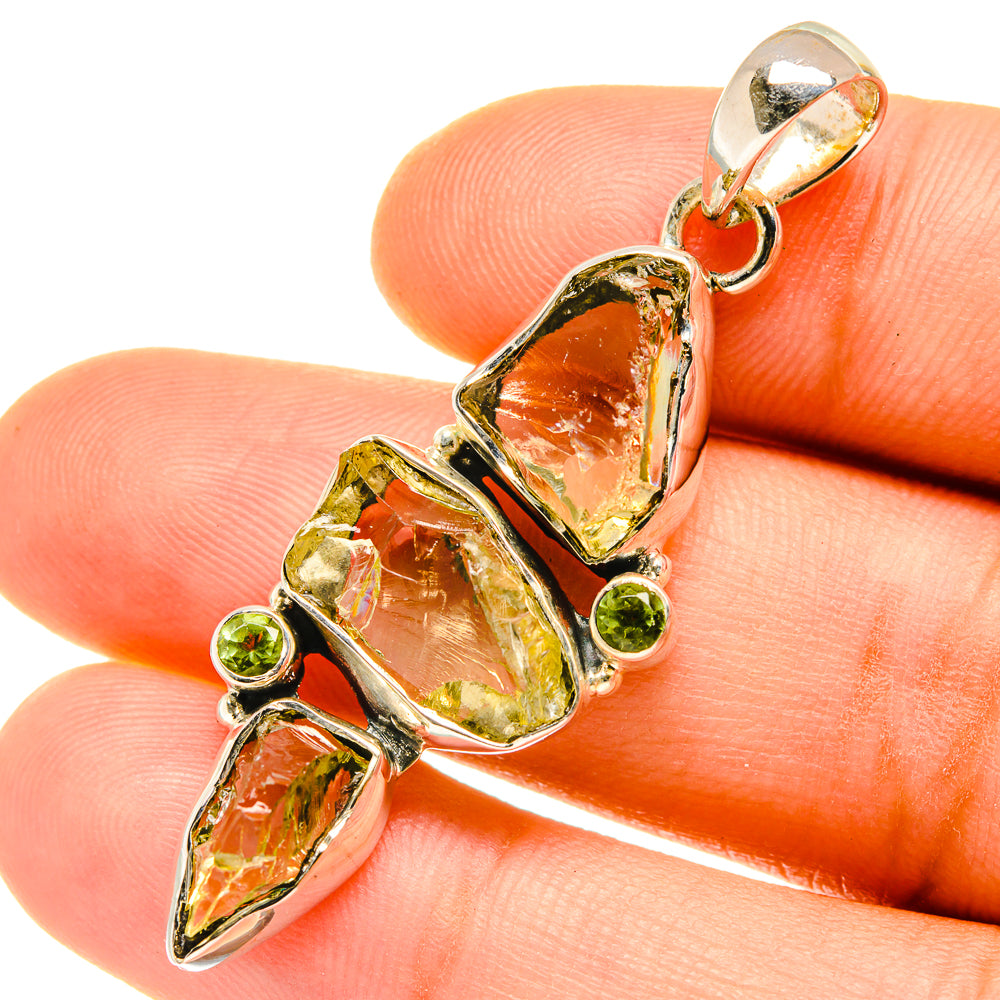 Citrine Pendants handcrafted by Anasilvercos - PD4669