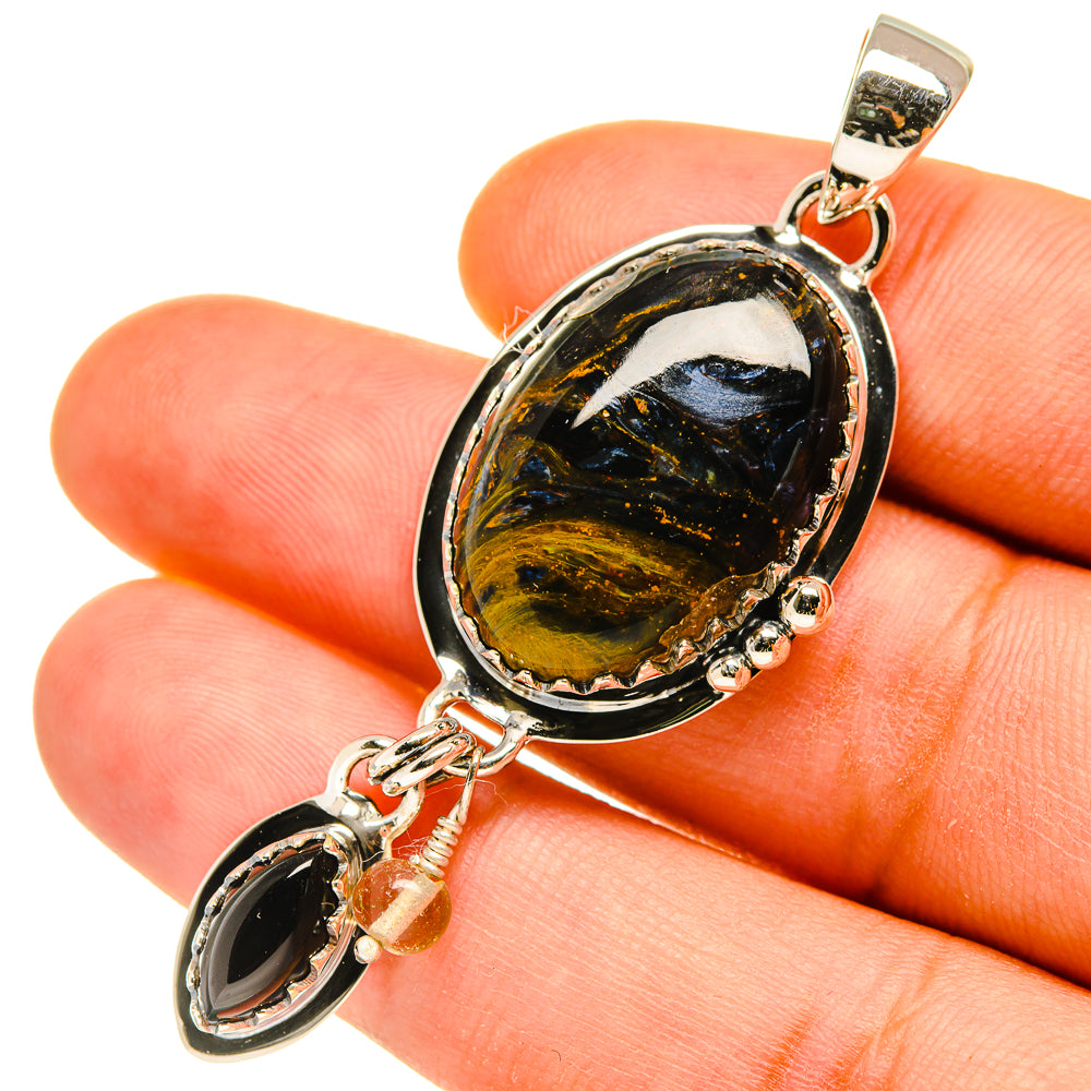 Pietersite Pendants handcrafted by Anasilvercos - PD4690