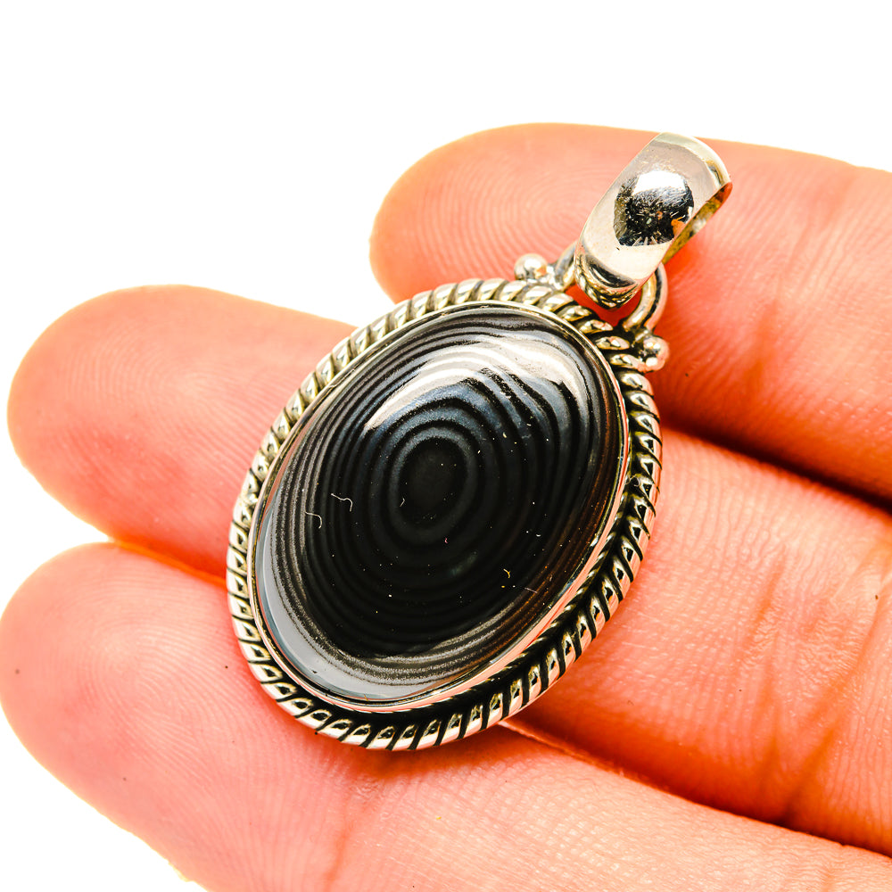 Psilomelane Pendants handcrafted by Anasilvercos - PD4698