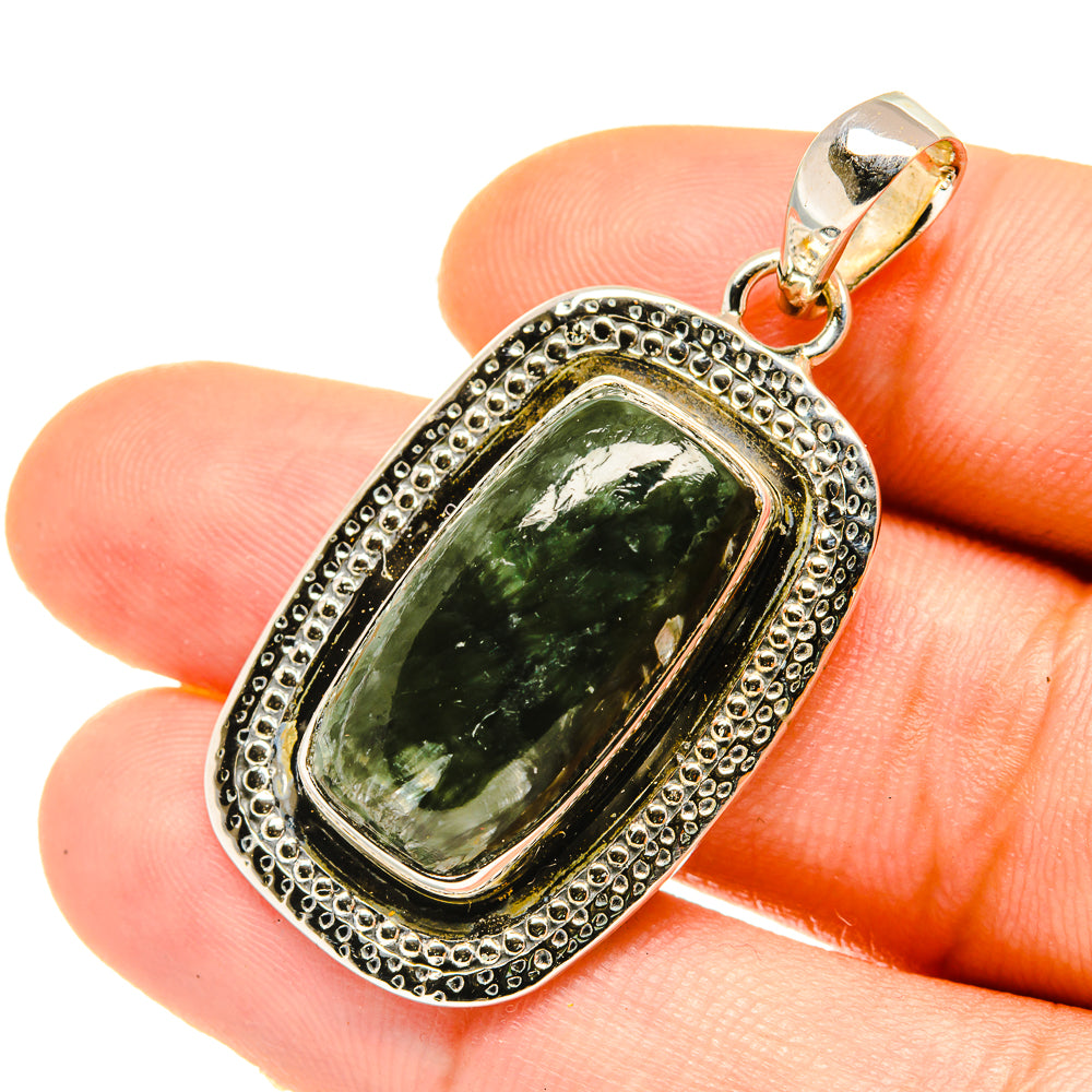 Seraphinite Pendants handcrafted by Anasilvercos - PD4700
