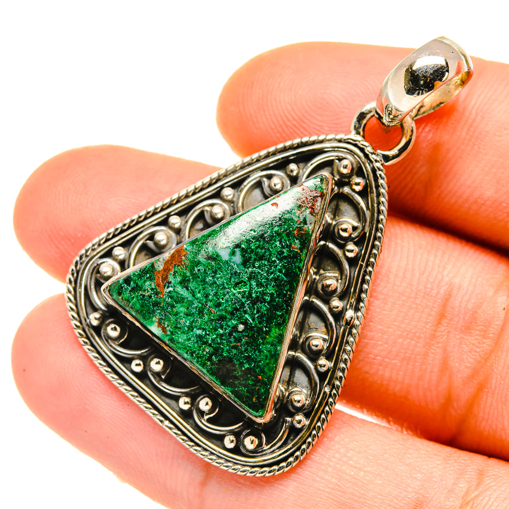 Chrysocolla Pendants handcrafted by Anasilvercos - PD4707