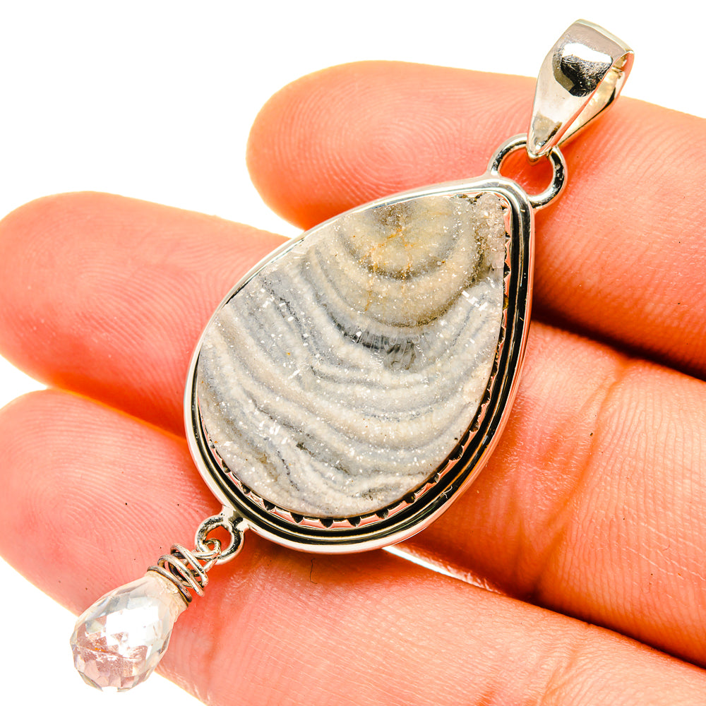 Desert Druzy Pendants handcrafted by Anasilvercos - PD4717