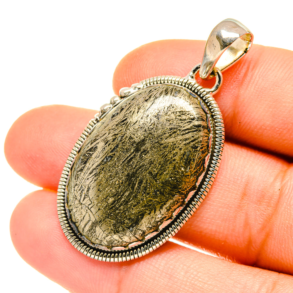 Pyrite Agate Pendants handcrafted by Anasilvercos - PD4746
