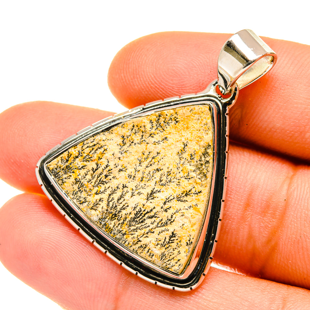 Germany Psilomelane Dendrite Pendants handcrafted by Anasilvercos - PD4753