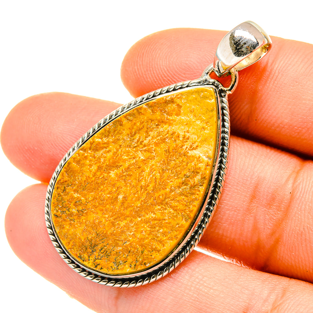 Germany Psilomelane Dendrite Pendants handcrafted by Anasilvercos - PD4754