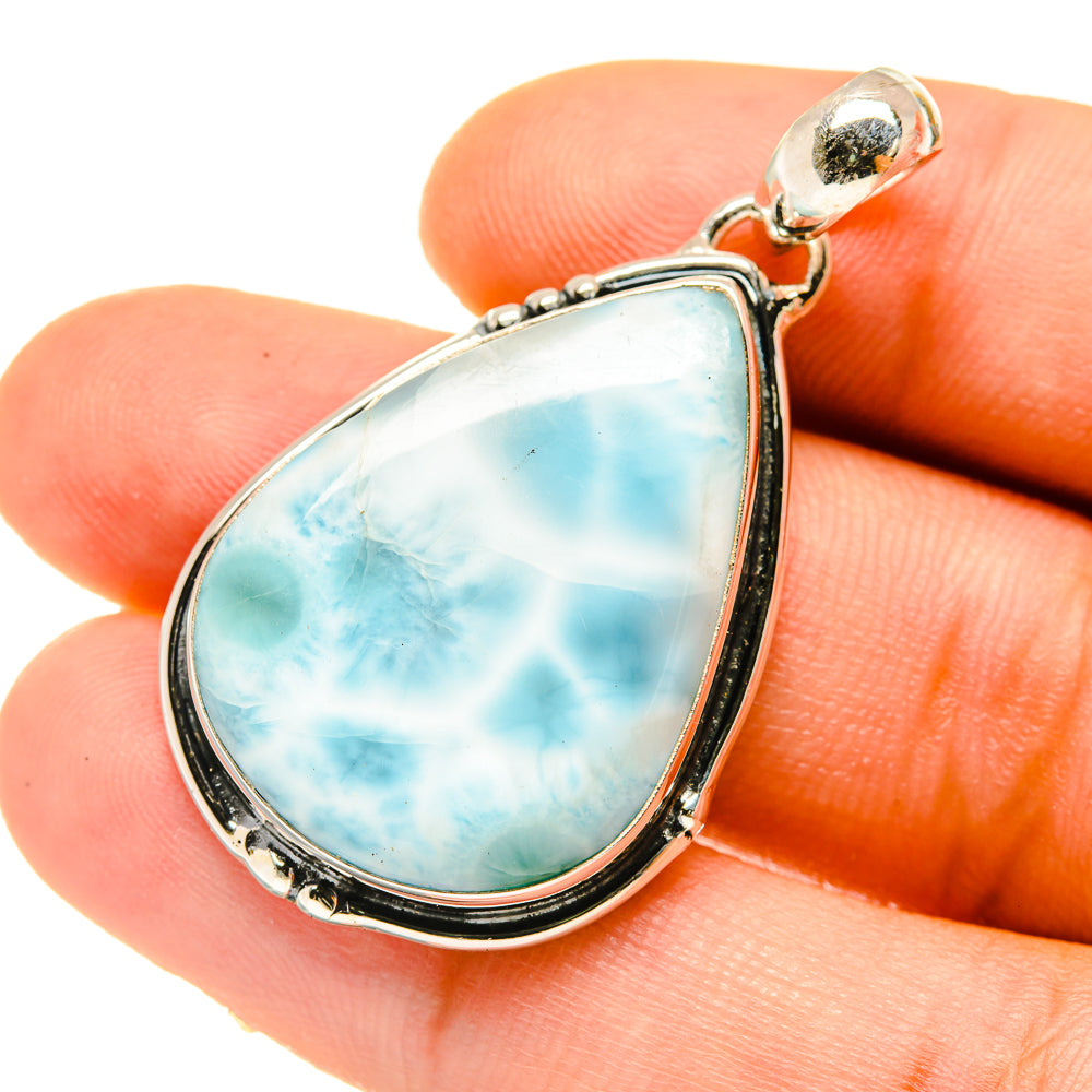Larimar Pendants handcrafted by Anasilvercos - PD4776