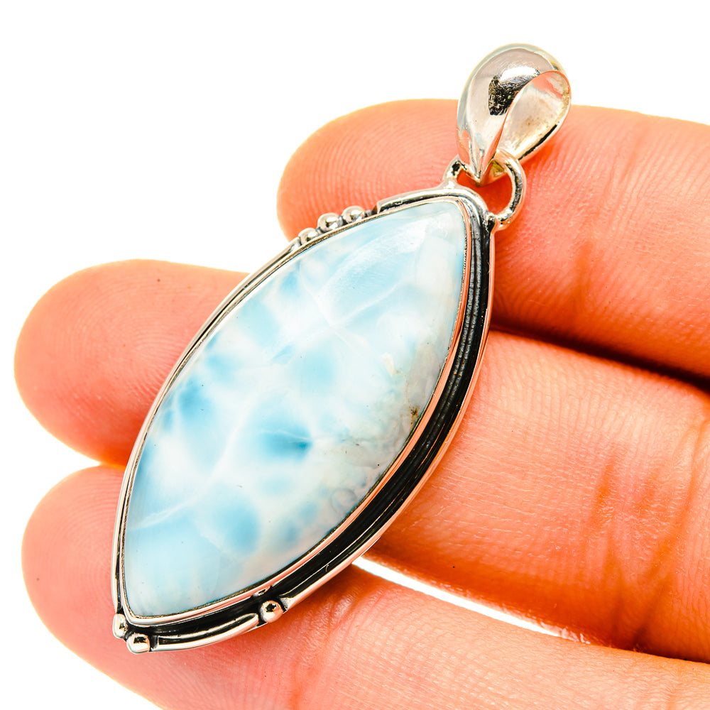 Larimar Pendants handcrafted by Anasilvercos - PD4778