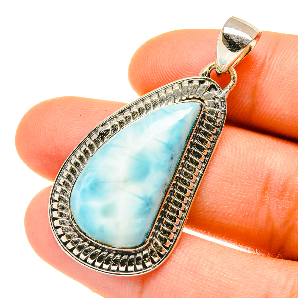 Larimar Pendants handcrafted by Anasilvercos - PD4779