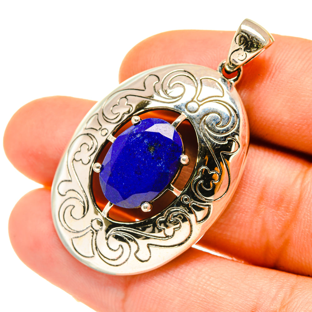 Lapis Lazuli Pendants handcrafted by Anasilvercos - PD4791