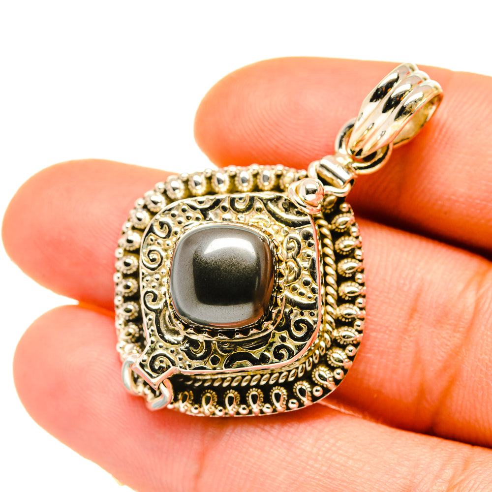 Hematite Pendants handcrafted by Anasilvercos - PD4831