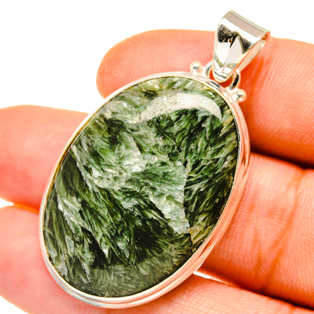 Seraphinite Pendants handcrafted by Anasilvercos - PD4852
