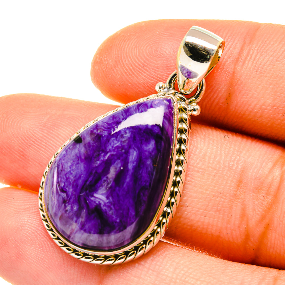 Charoite Pendants handcrafted by Anasilvercos - PD4853