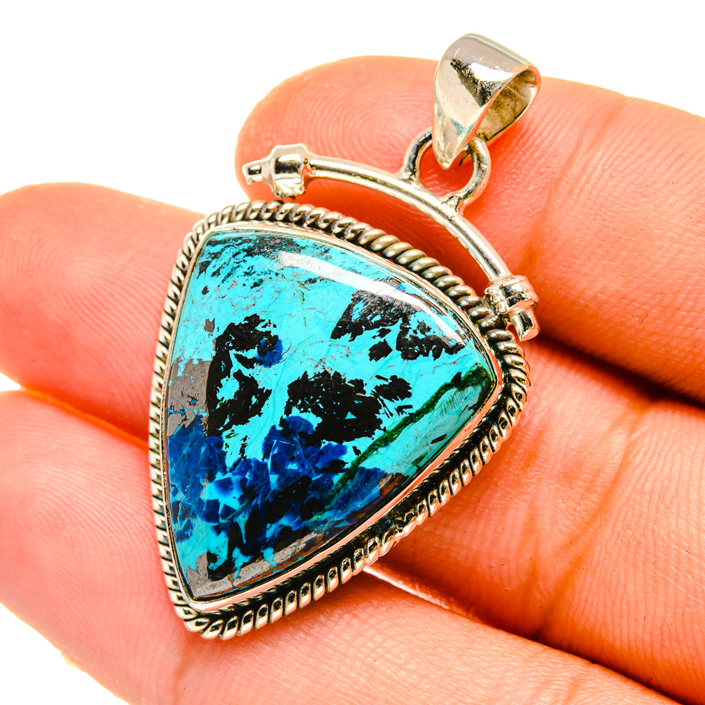 Shattuckite Pendants handcrafted by Anasilvercos - PD4857