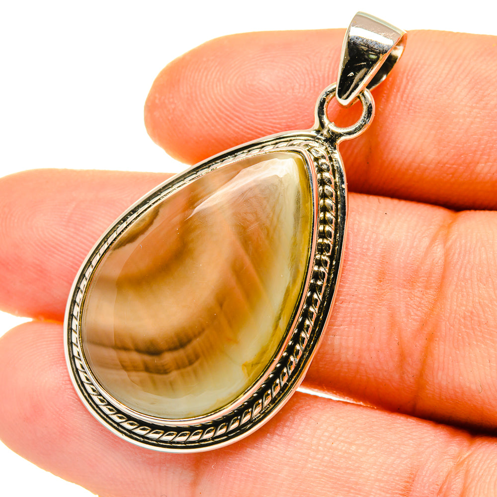 Willow Creek Jasper Pendants handcrafted by Anasilvercos - PD4864