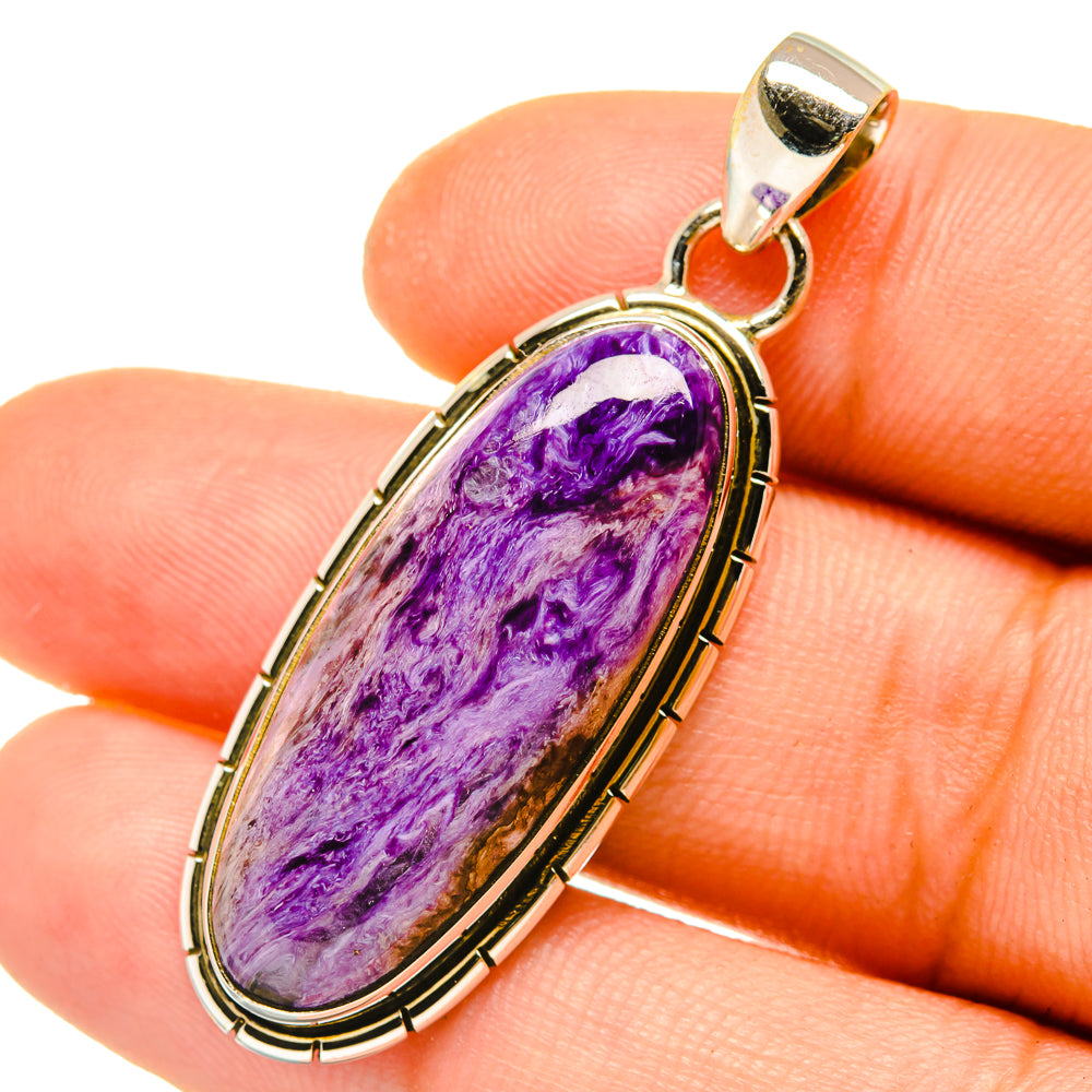 Charoite Pendants handcrafted by Anasilvercos - PD4880