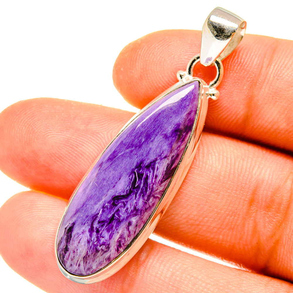Charoite Pendants handcrafted by Anasilvercos - PD4881