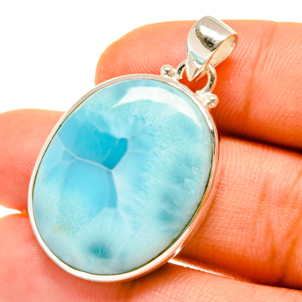 Larimar Pendants handcrafted by Anasilvercos - PD4886