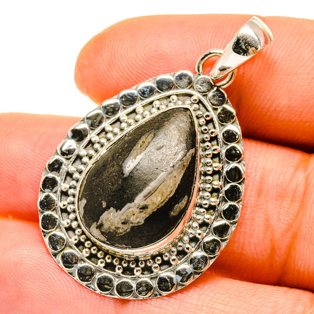 Pinolith Jasper Pendants handcrafted by Anasilvercos - PD4887
