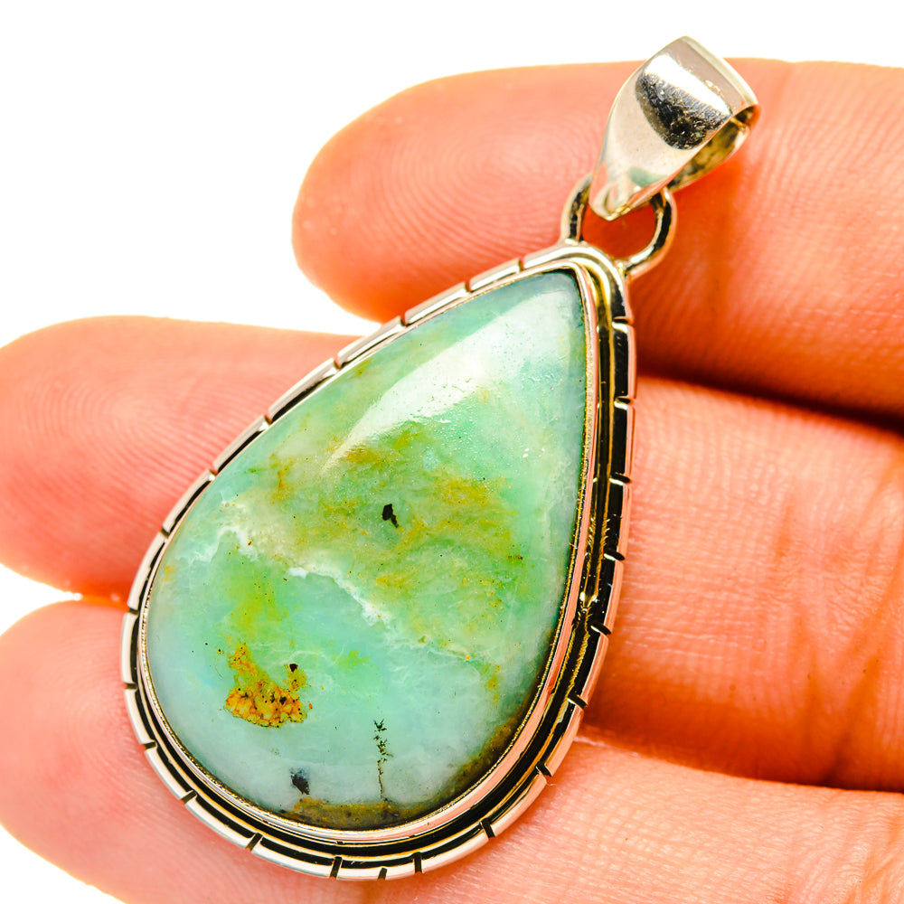 Peruvian Opal Pendants handcrafted by Anasilvercos - PD4890