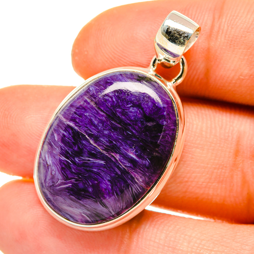 Charoite Pendants handcrafted by Anasilvercos - PD4895